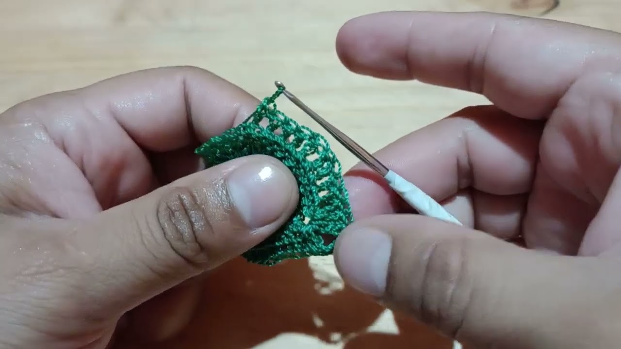 Puntos relieve tejido a crochet
