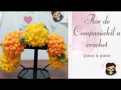 Flor de Cempasúchil | crochet fácil ♡♡♡