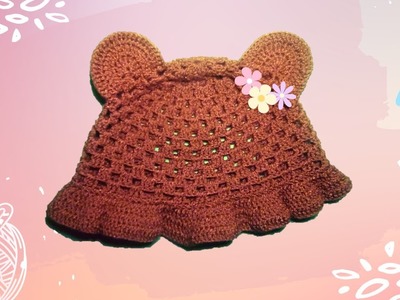 Gorro tejido FACIL.crochet_vnzl.