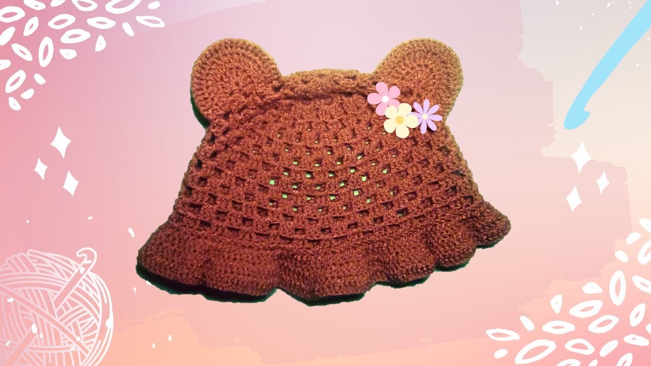 Gorro tejido FACIL.crochet_vnzl.