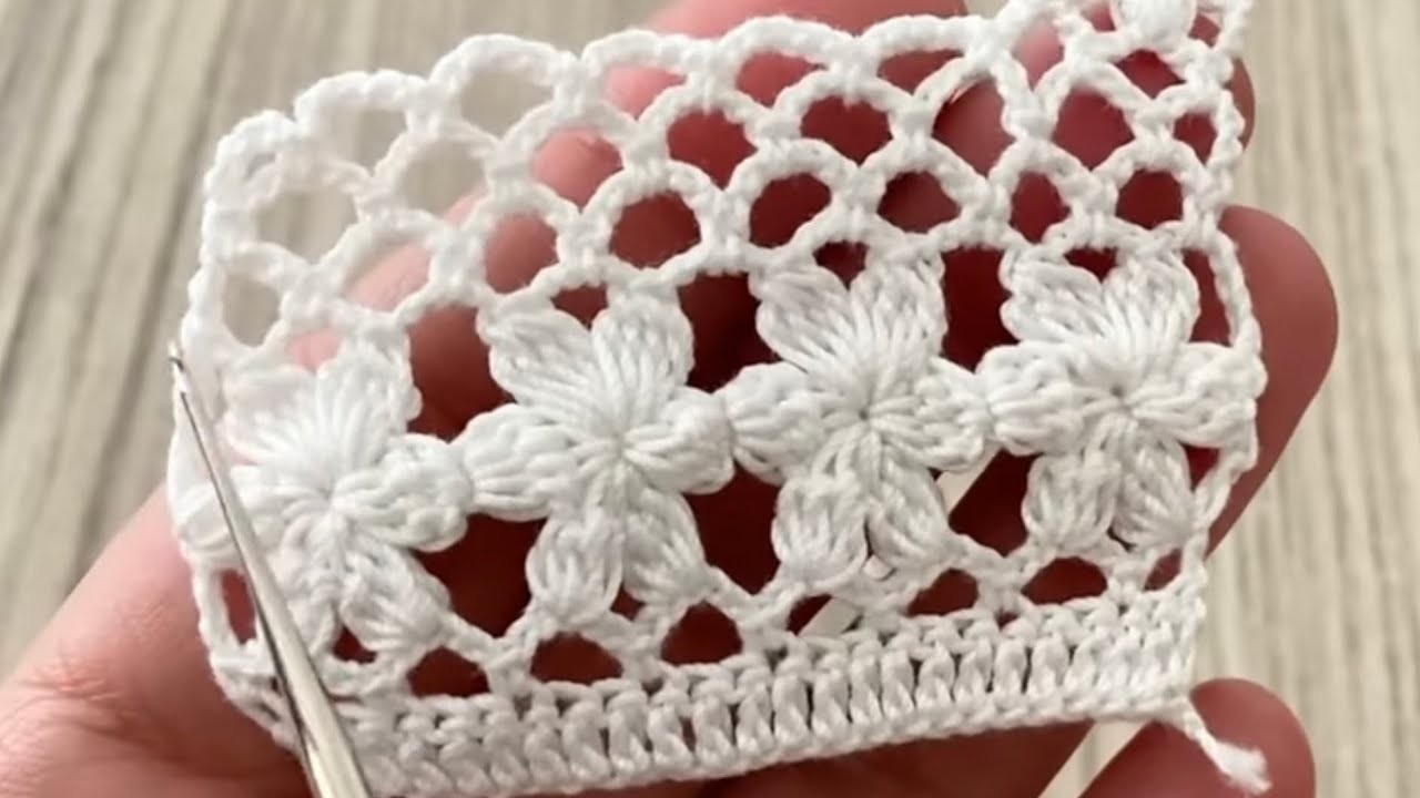 Hermosa puntada fantasía para blusas en crochet técnica revelada para hacer tejidos prolijos