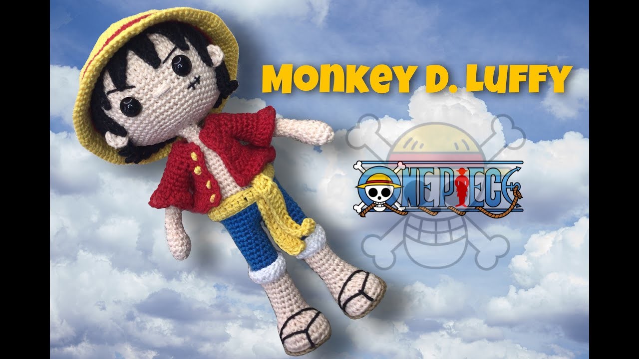Monkey D. Luffy Amigurumi 1.4 (SUBS ????????????????) #luffycrochet #onepiece #luffytejido