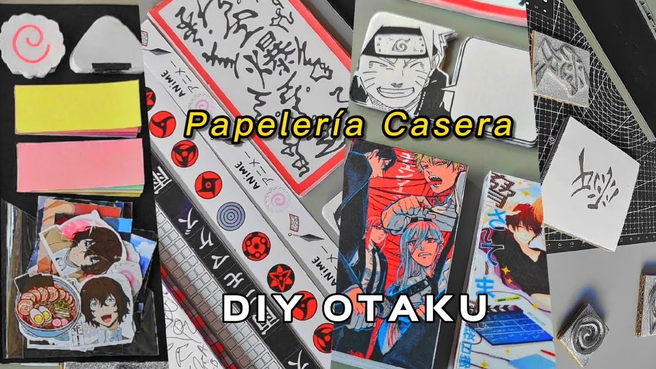 Papelería Casera Otaku DIY ????????| con o sin impresora + plantillas | Stickers, notas, post-it, sellos.✨