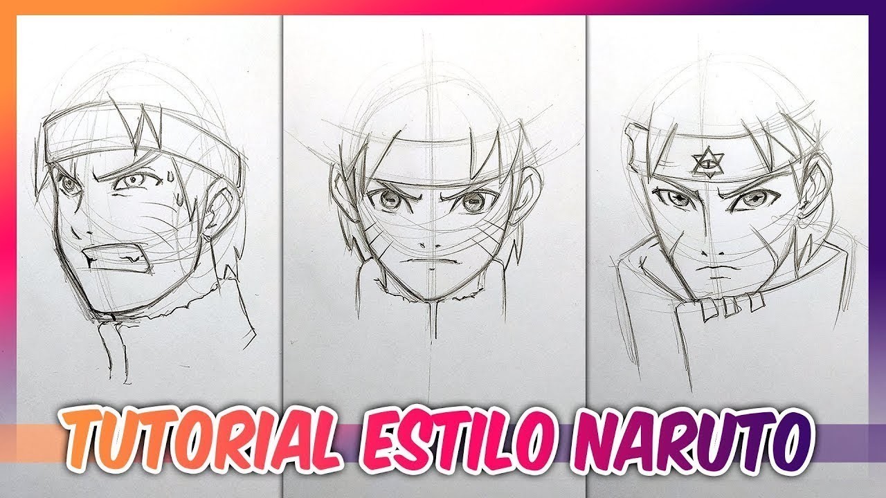 Aprende a dibujar Anime de todos los estilos. DIBUJAR ESTILO NARUTO