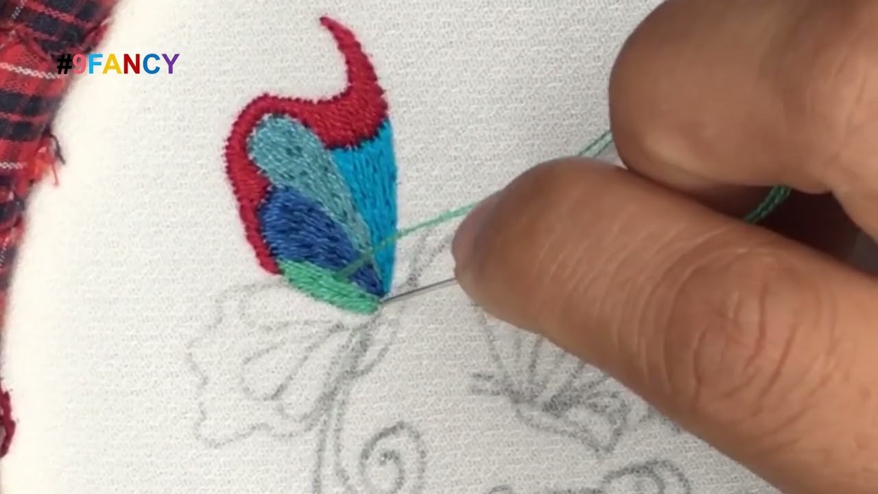 Bordado a mano con motivos de mariposa súper simples y hermosos para principiantes