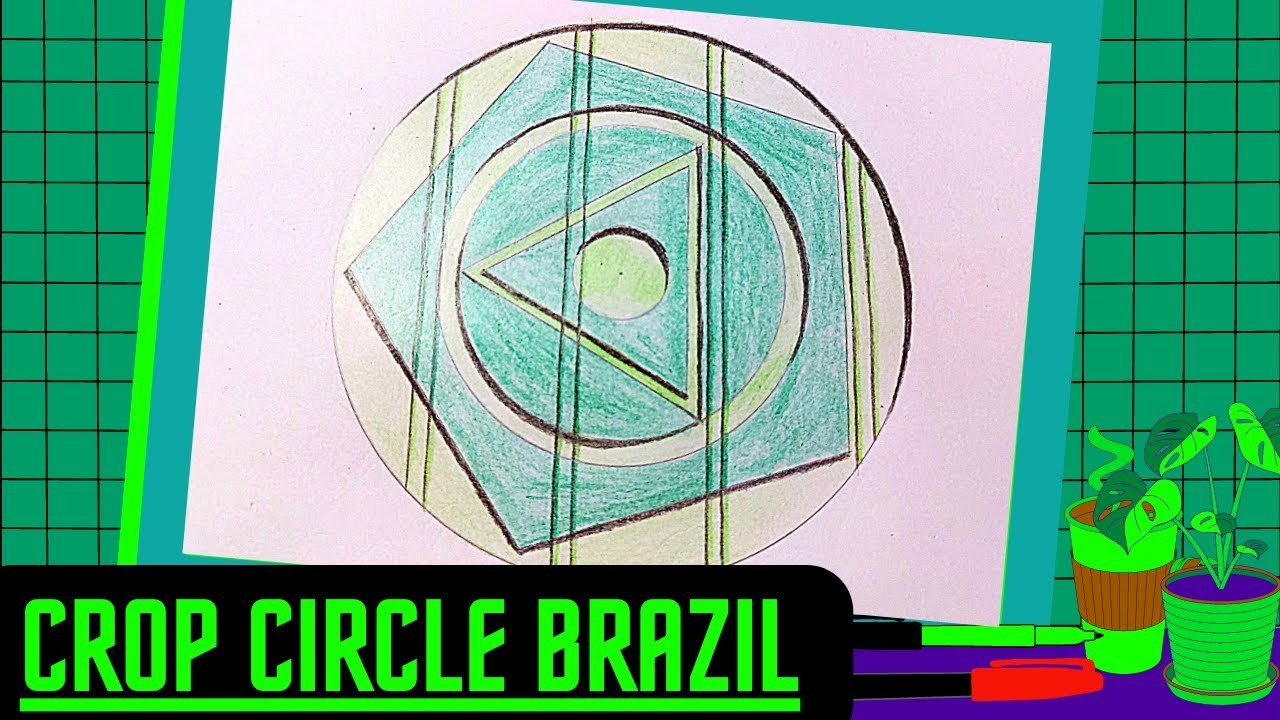 Cómo Dibujar Crop Circle Que Apareció En Brazil Geometría Sagrada