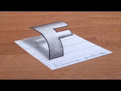 DIBUJOS EN 3D: How to Draw in 3D with Letters