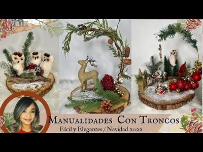 Manualidades Con Troncos. Hermosas y Fáciles ????❤️DIY Chritsmas Table Decorating