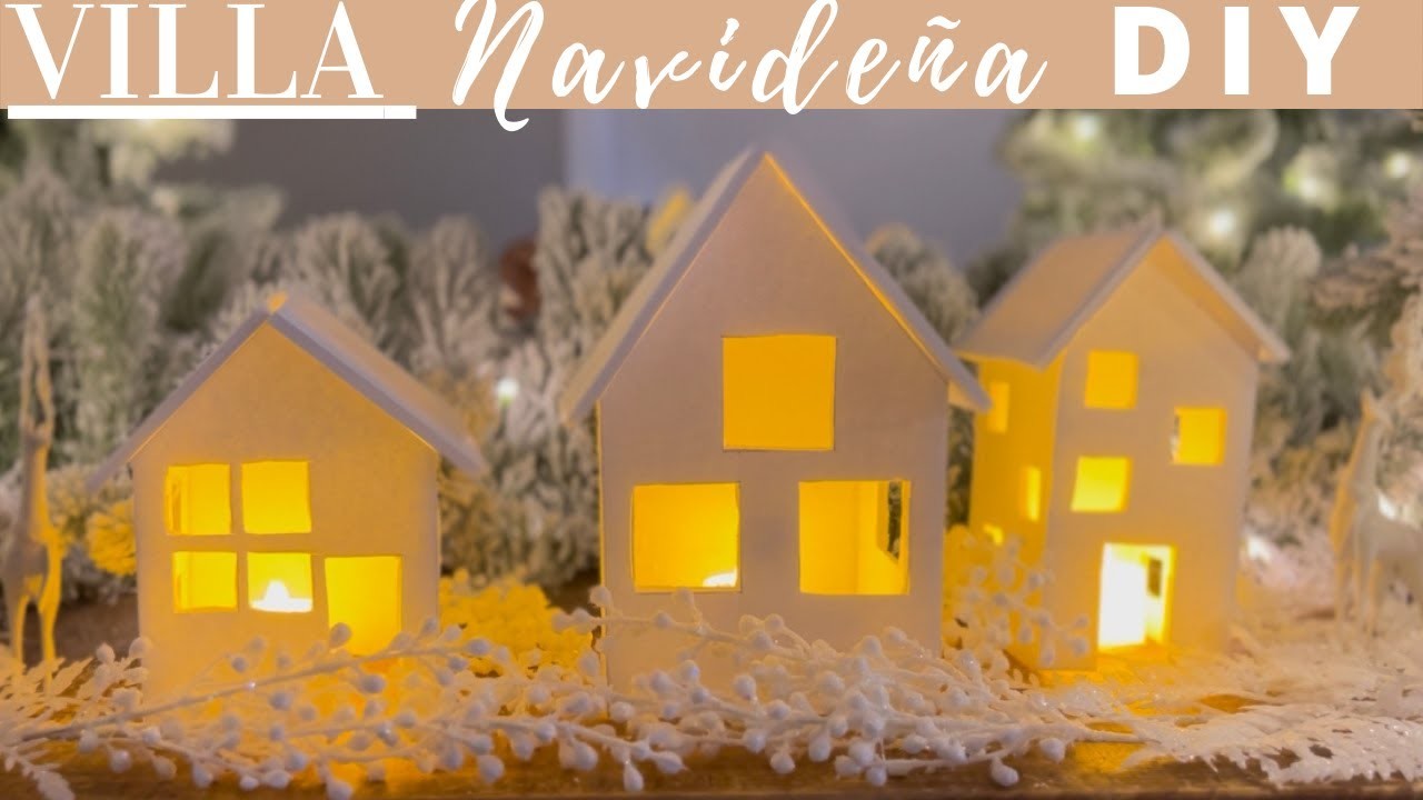 VILLA NAVIDEÑA PASO A PASO || CATHY TIPS