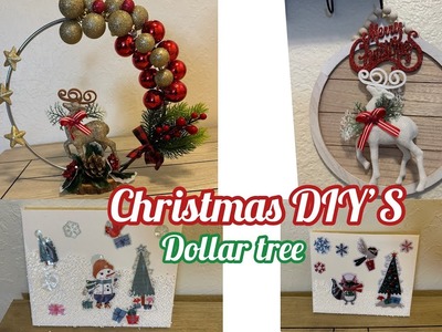Christmas DIY | manualidades de navidad (Dollar tree)
