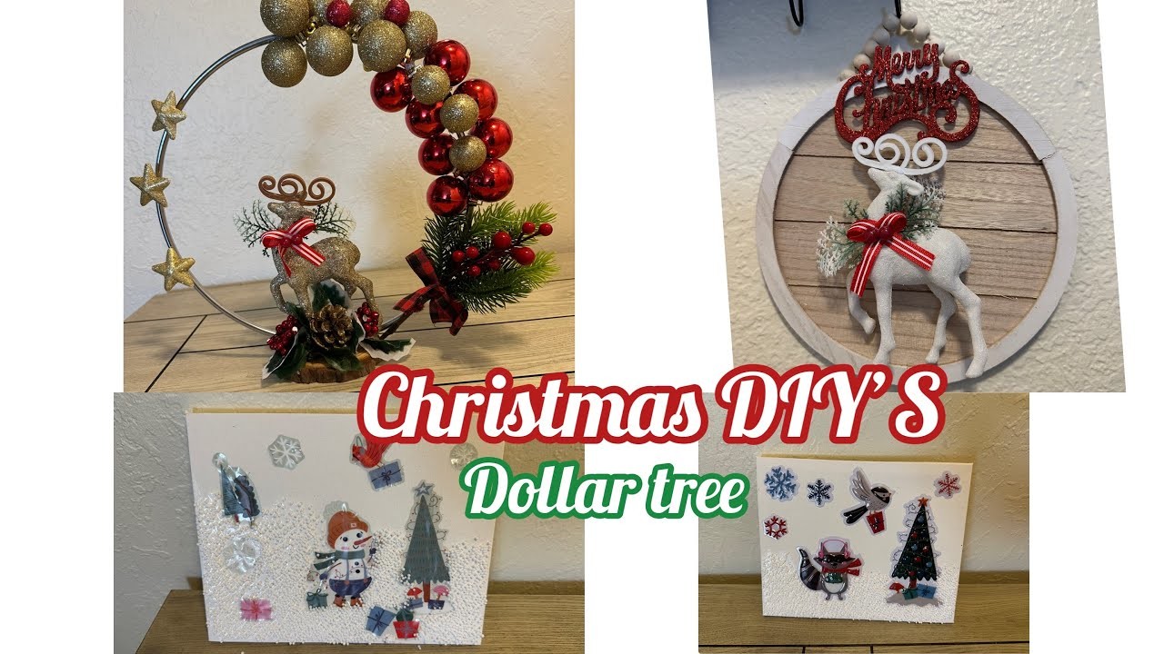 Christmas DIY | manualidades de navidad (Dollar tree)