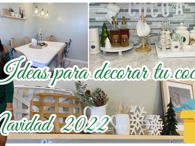 Decoración de navidad 2022.decoración de mi cocina ???? #ideas #navidad #cocina