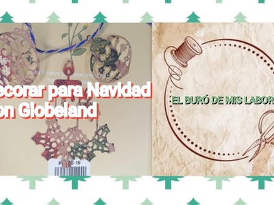 Decorar para Navidad,???? con troqueles y papel decorativo Globleland ✨