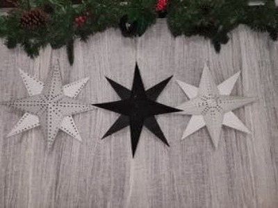 Estrellas de papel y como reutilizar tus esferas decoraciones navideñas 11.16.22