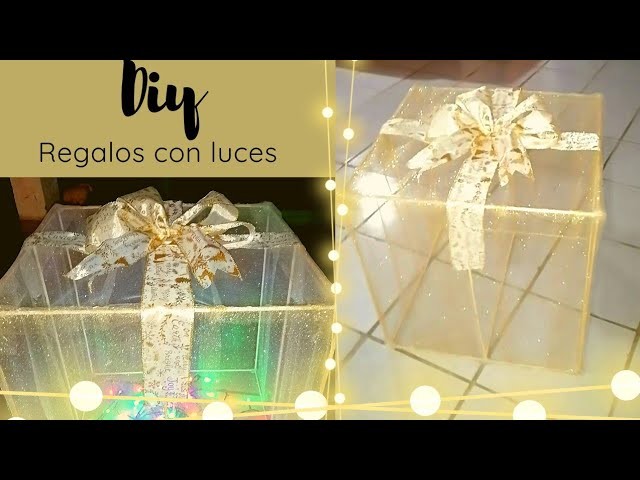 Regalos Navideños con Luces ???? Fácil y económico ????????Manualidades para navidad 2022