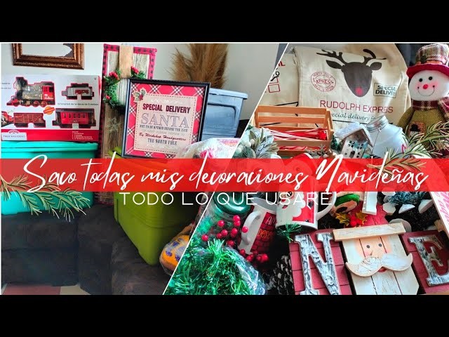 SACANDO TODA MI DECORACION PARA NAVIDAD