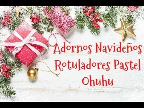 Adornos Navideños  Rotuladores Pastel Ohuhu