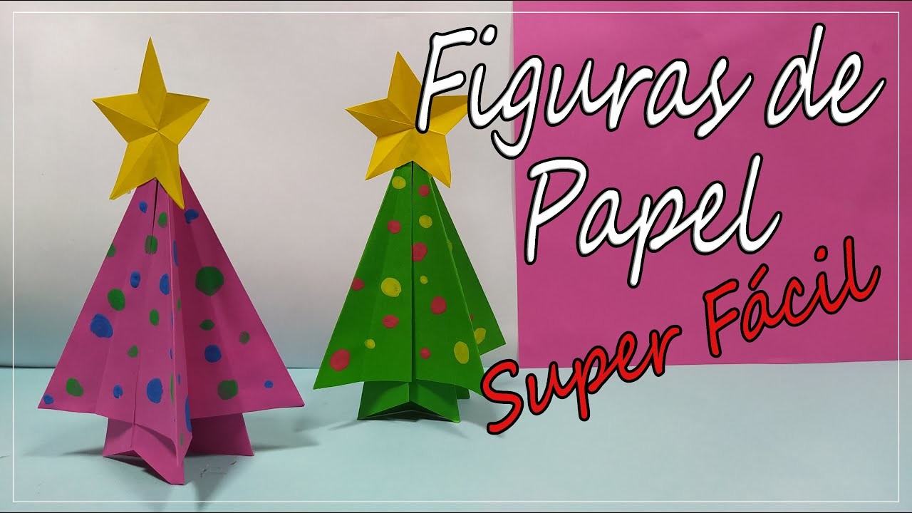 COMO HACER un ARBOL DE PAPEL - Christmas Tree Origami #2