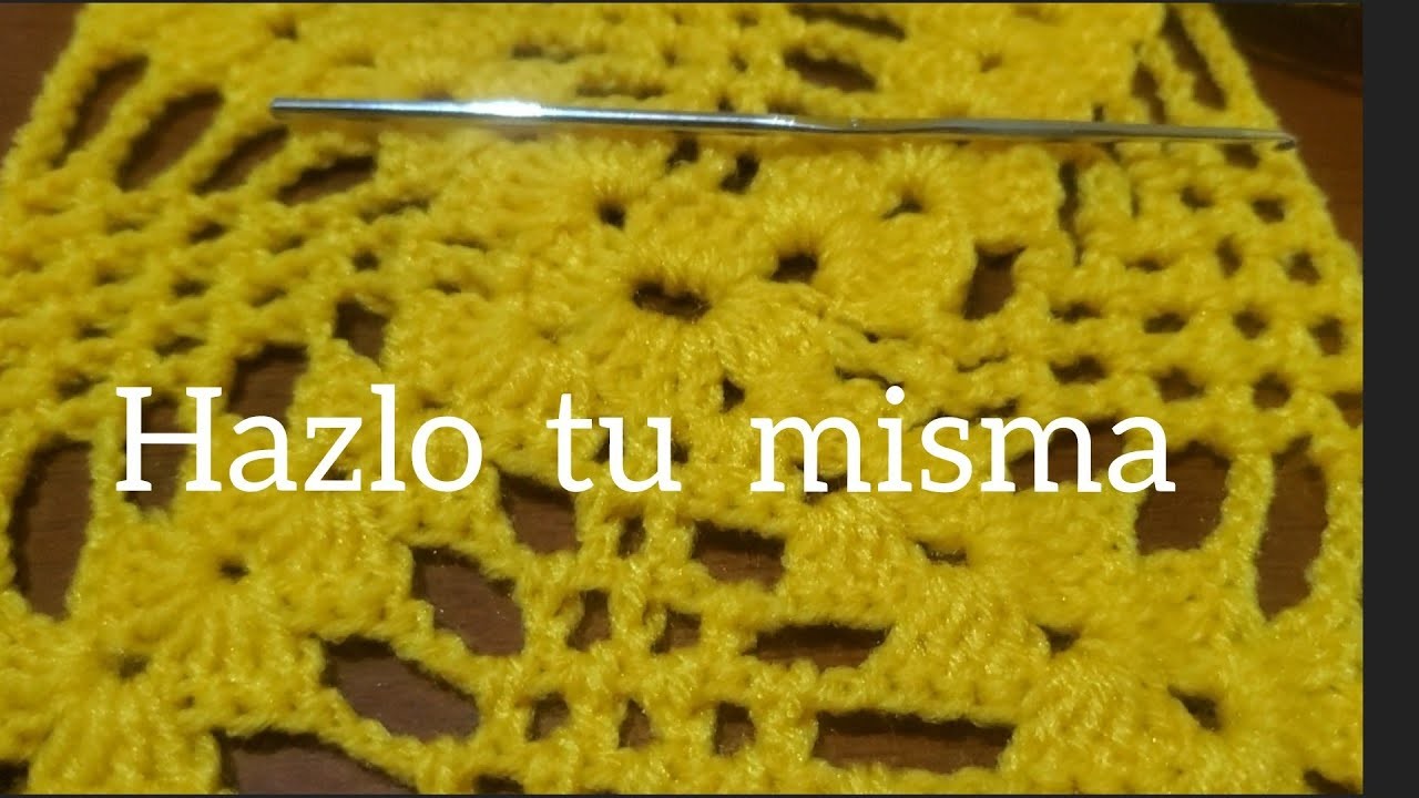 Como hacer un tapete de crochet paso a paso