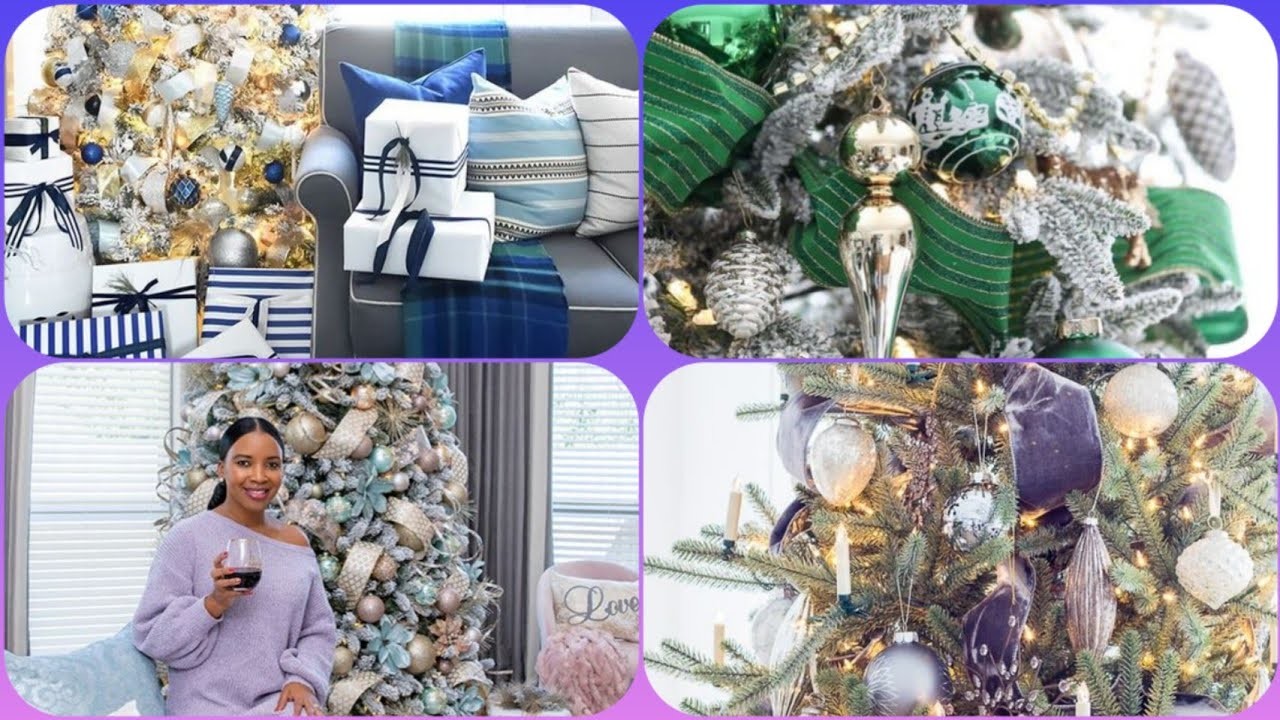 IDEAS DE COLORES Y ADORNOS PARA LA DECORACION DEL ARBOL DE NAVIDAD 2022-2023