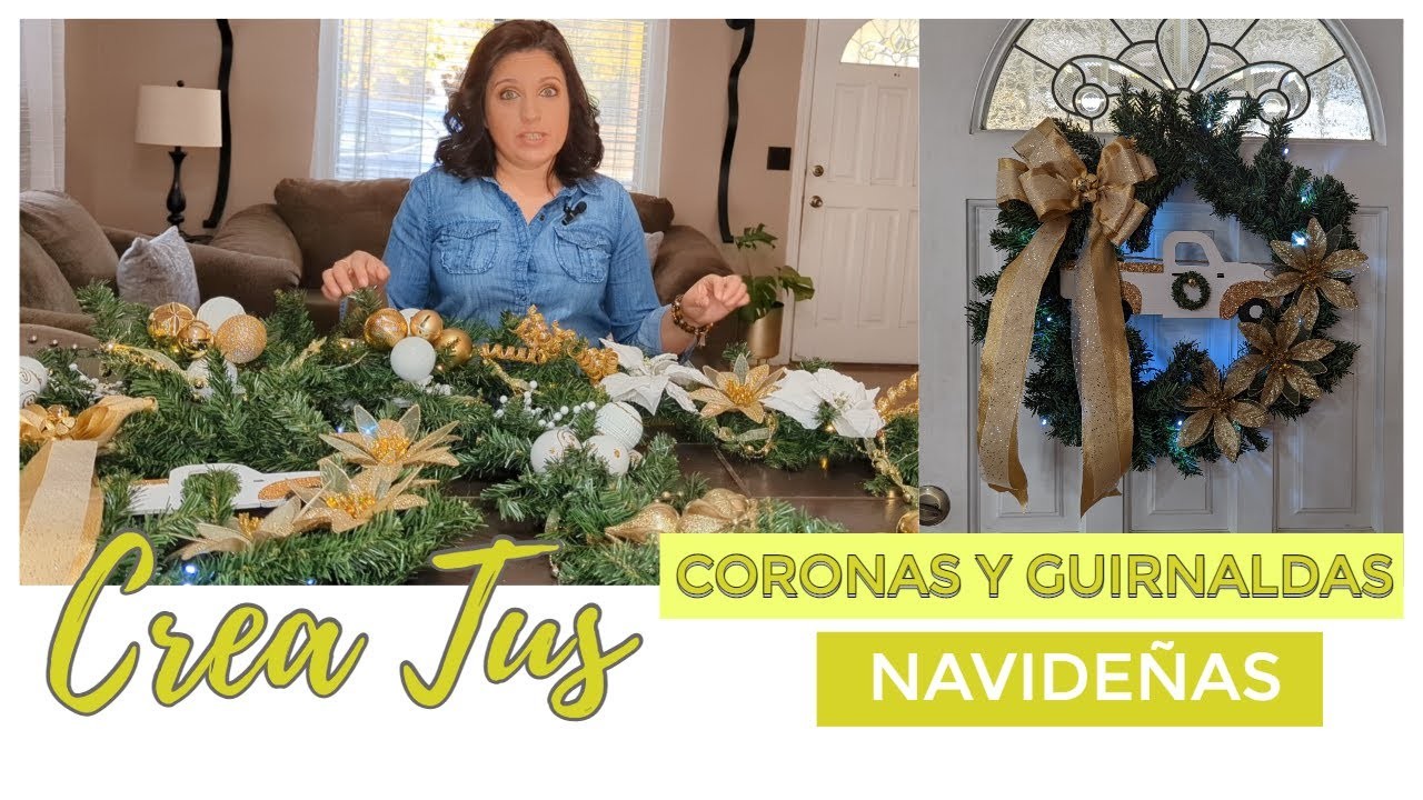 Ven a Crear tus Propias Coronas ???? y Guirnaldas Navideñas ❄
