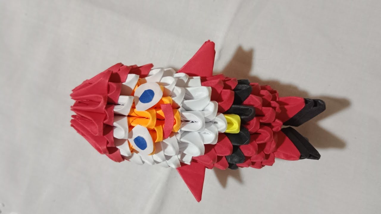Cómo hacer a Santa Claus "cómo hacer a Santa Claus con origami