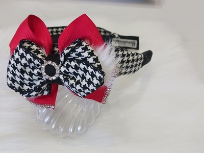 Como hacer DIADEMA NAVIDEÑA PASO A PASO.diadema de NAVIDAD.Diademas para NIÑAS .