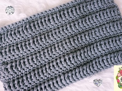 Punto a crochet para manta de bebé #crochet #crocheting #tejidoamano #tejidos