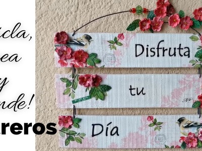 Vende letreros vintage