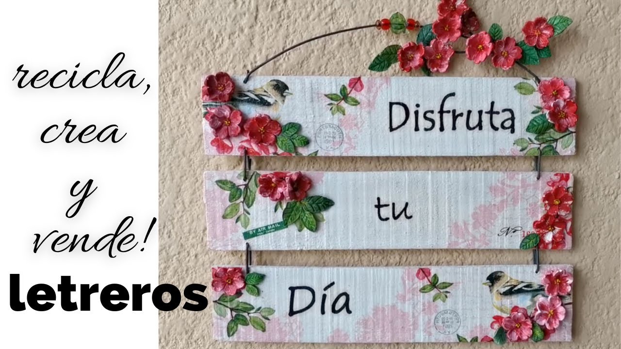 Vende letreros vintage