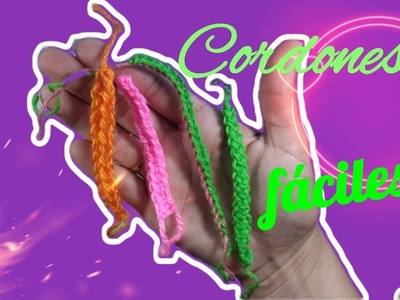 Aprende 4 maneras diferentes de realizar cordones tejidos a crochet, paso a paso