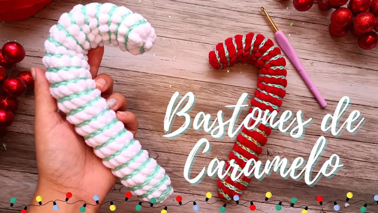 Bastones de caramelo a crochet | Navidad a crochet | Tejidos Penny's ens