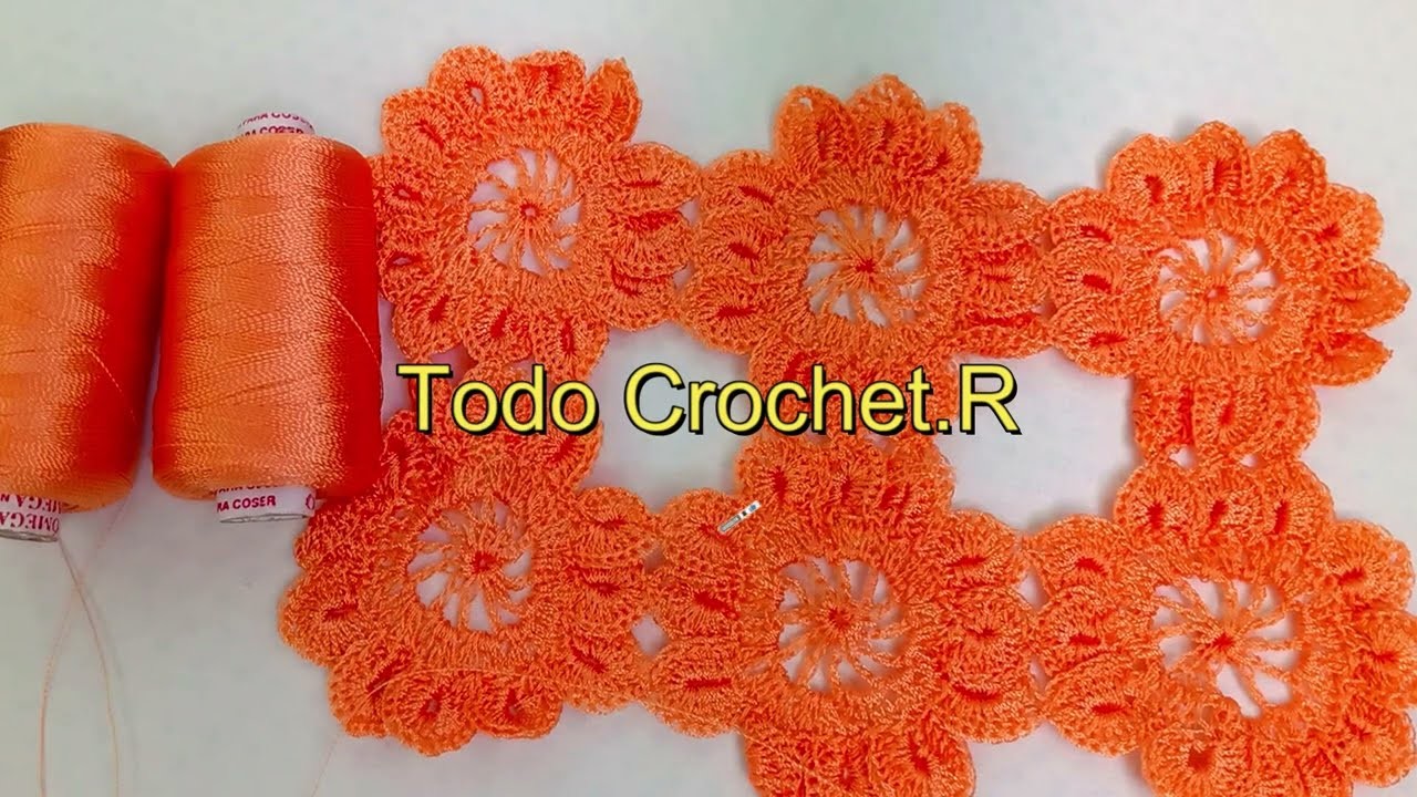✅Bonito tapete a crochet | Tapete tejido a crochet | Como hacer un tapete básico a crochet