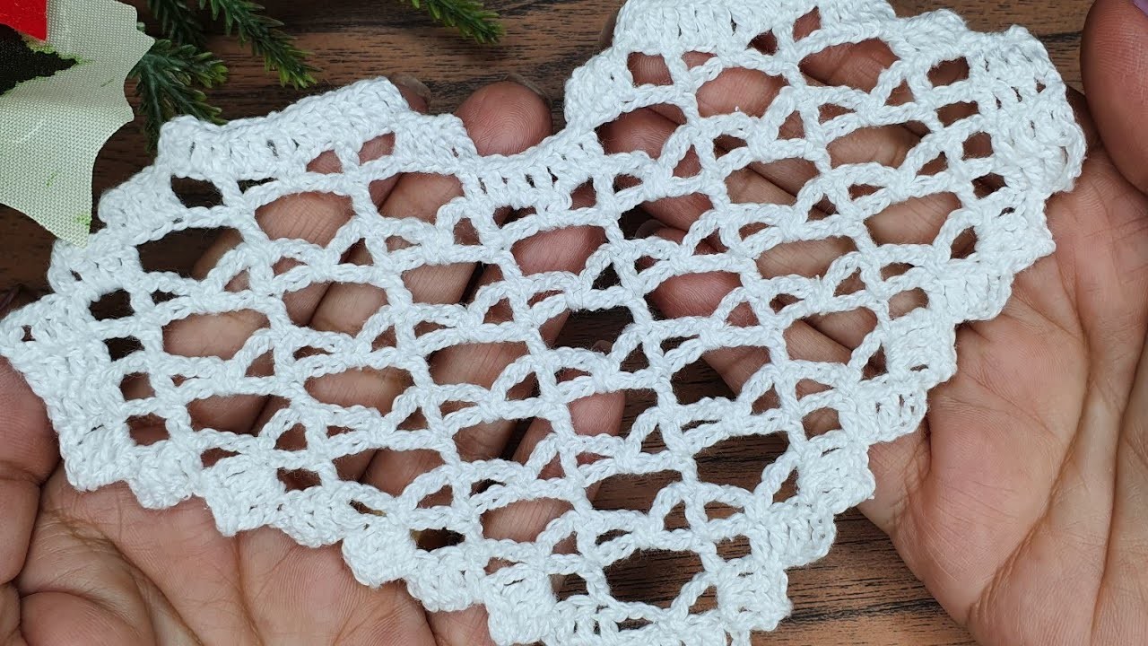 Corazón a Crochet || Adorno para Navidad