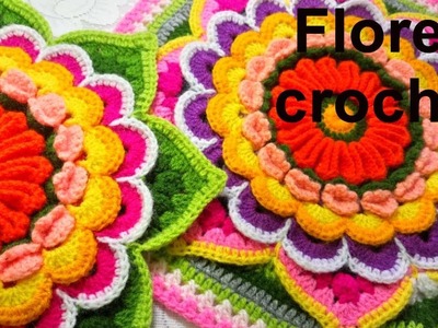 Flores crochet mandala desarrollo completo | Parte 3