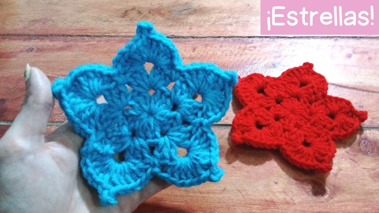 Crochet Estrellas Navideñas - Paso a Paso