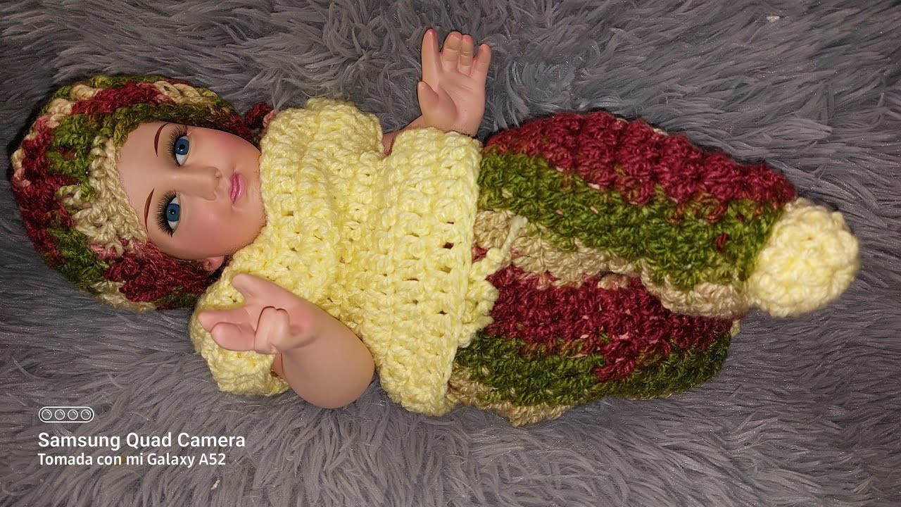 Ropon para niño Dios a crochet facil paso a paso