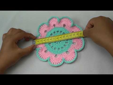 Tutorial de POSAVASOS A CROCHET paso a paso facilitó de tejer