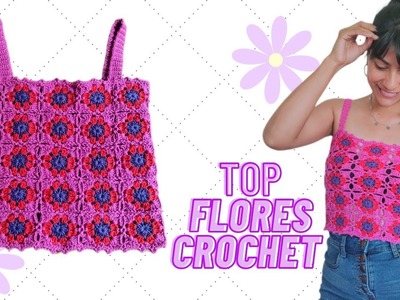 Cómo hacer Top a Crochet Paso a Paso. El top del verano. Tutorial Ganchillo