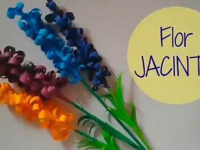 Flores de papel Jacinto ???? Decoración de Cuarto! ????DIY Paper Hyacinth Flowers