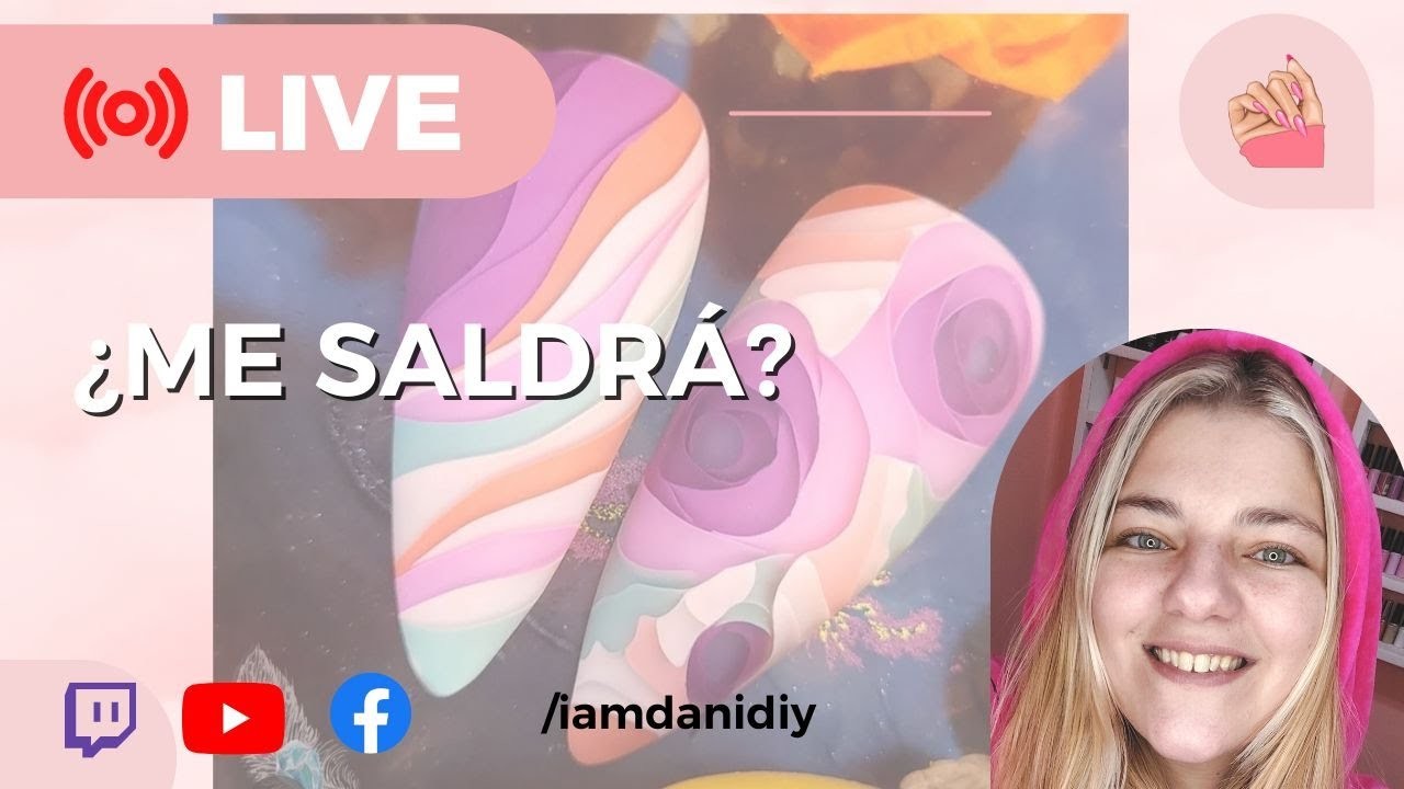 ✅???? Intento hacer ROSA 3D viral en POLYGEL✅????- I am Dani DIY EN VIVO