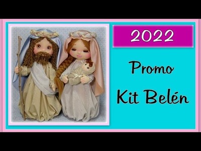 PROMO KIT BELÉN 2022 patrones gratis de muñecas video - 576
