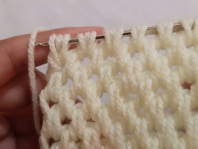 Amazing!✔???? Ganchillo tunecino muy hermoso. Cómo tejer a crochet para principiantes - Crochet