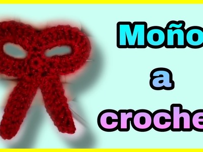 MOÑO ???? tejido a CROCHET ???? para APLICACIÓN muy FÁCIL de hacer
