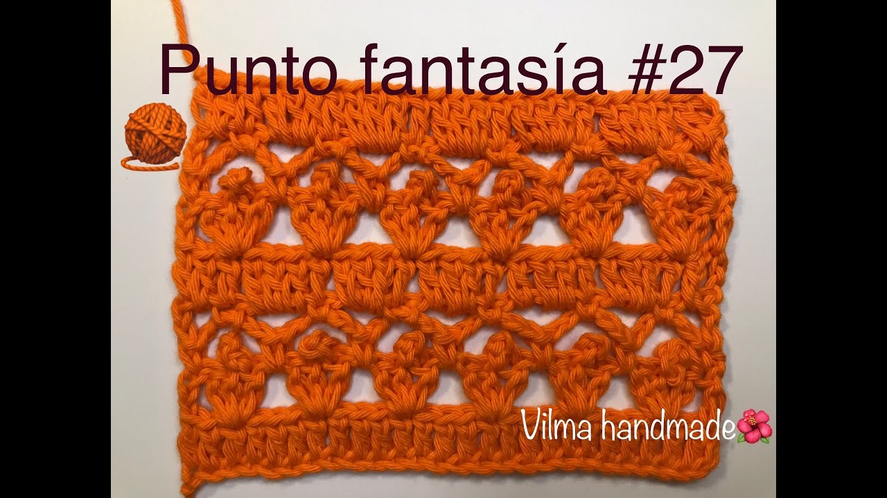 Punto Fantasia a crochet (#27) fácil.