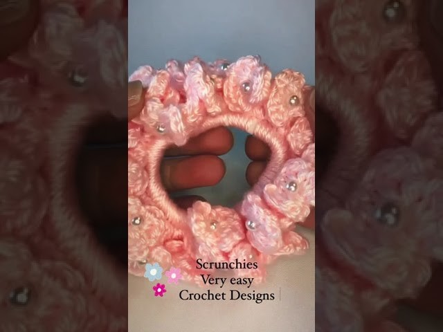 Donas para el cabello a crochet paso a paso #shorts #comotejer #ganchillo