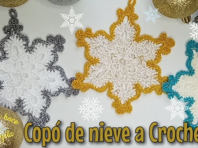 Copó de nieve a crochet DIY