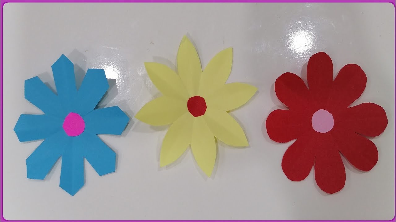 Como hacer una flor de papel - Flores de origami