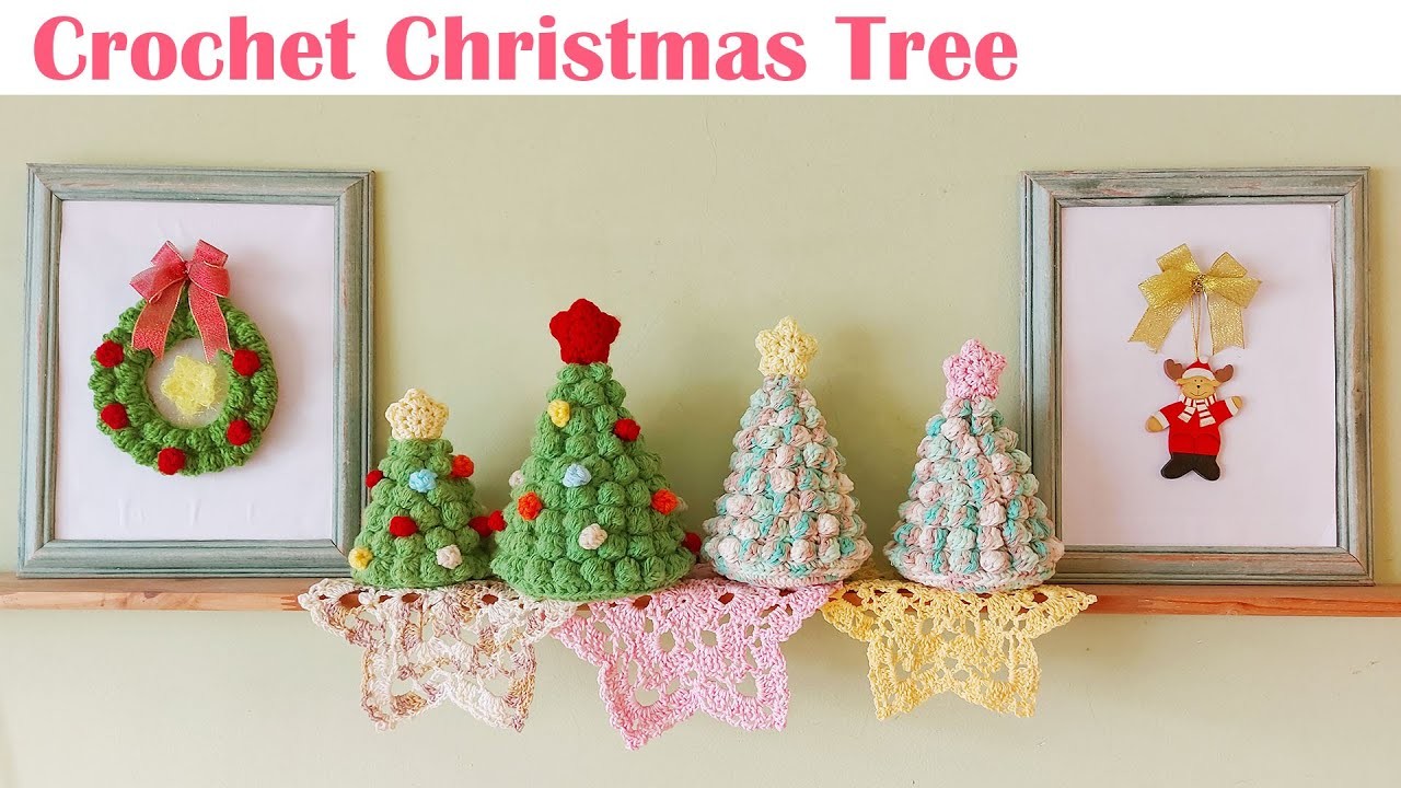 [ENG SUB] Cute Christmas Tree - Easy Amigurumi Tree -  Arbol de Navidad a Crochet Muy Facil y Bonito