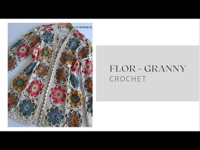Flor - Granny a Crochet